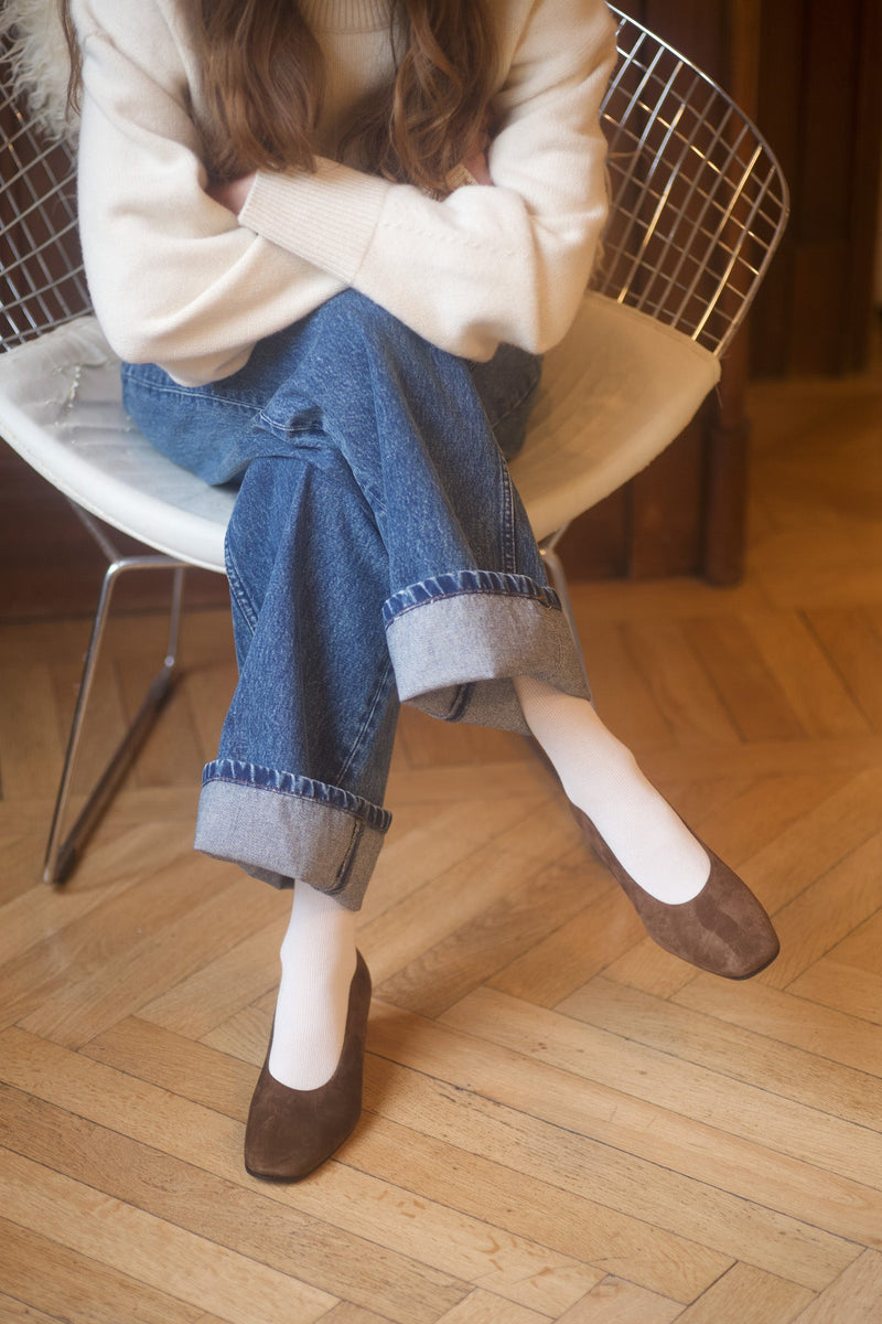 Pavlova Pump Velours Oscuro Cigar