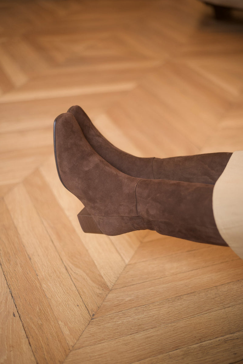 Pré Vente - Victoria Mi Boots Velours Baia