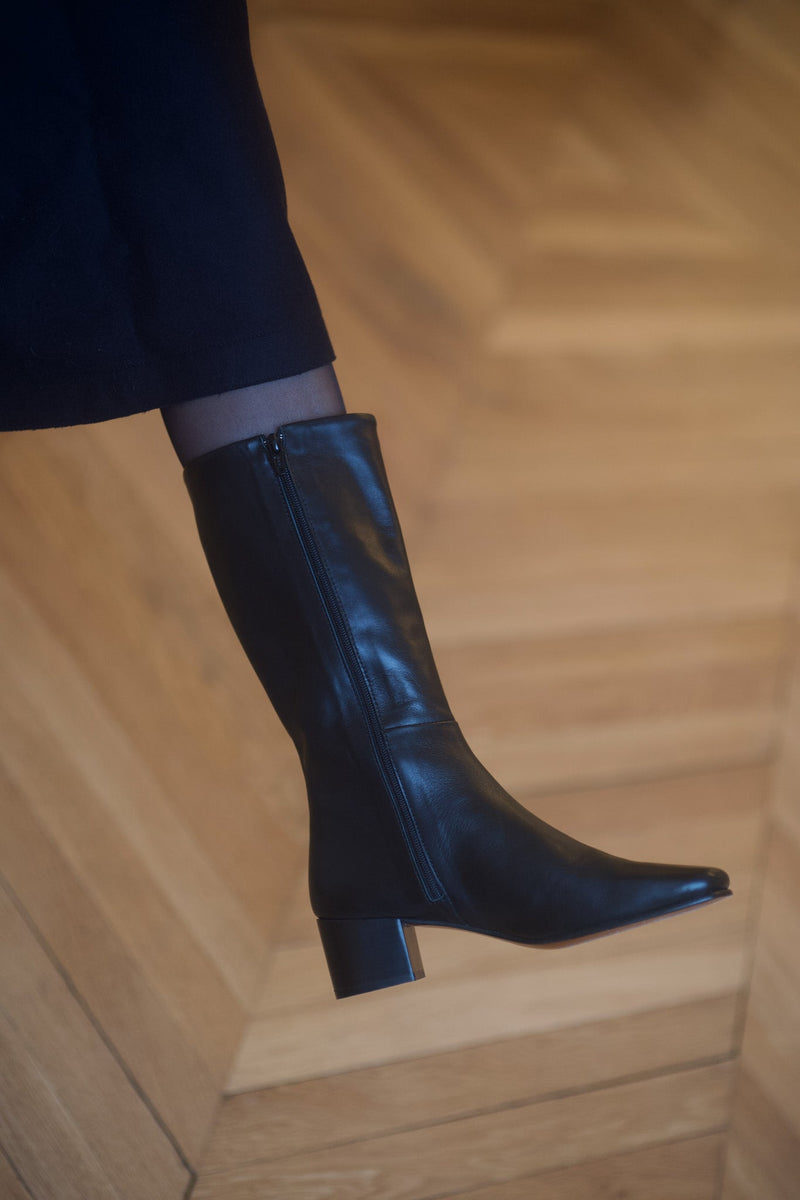 Pré Vente - Victoria Mi Boots Calf Black