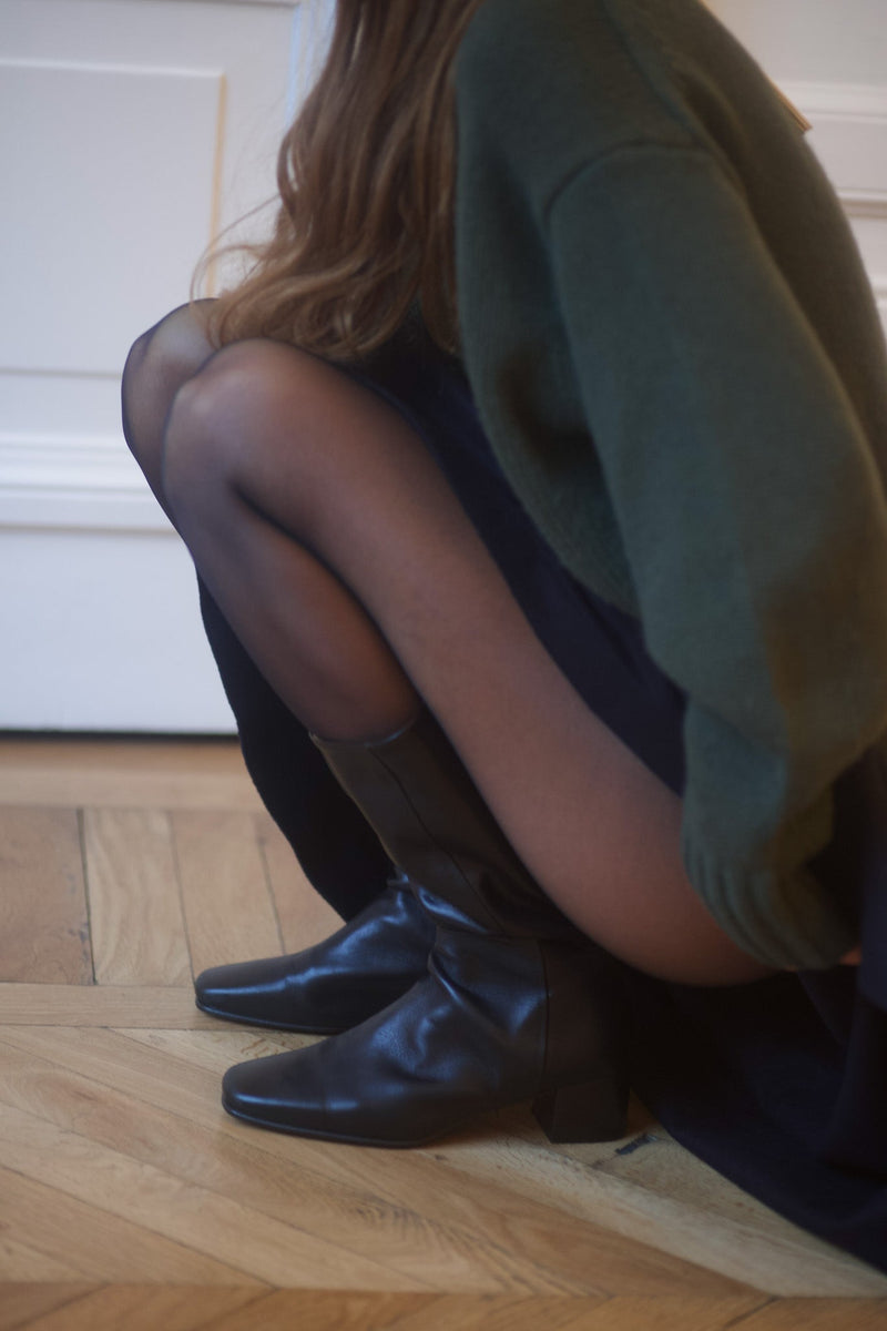 Pré Vente - Victoria Mi Boots Calf Black