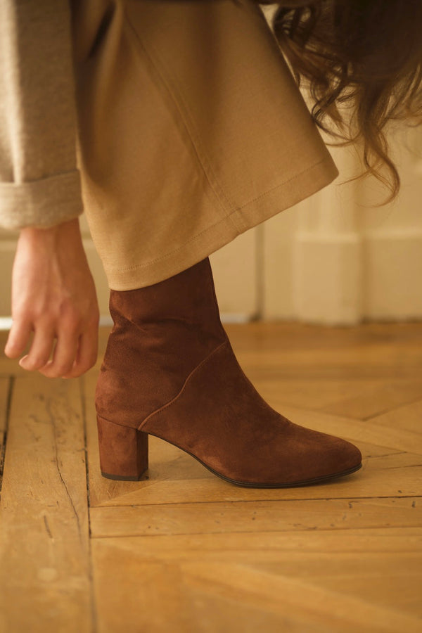 Mimo Boots Velours Henna