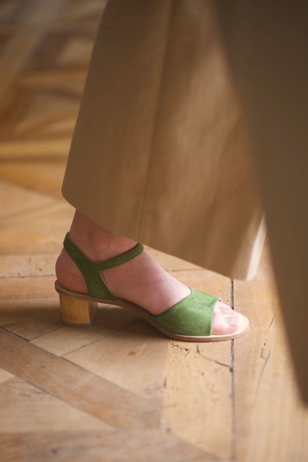 Emily Sandales Velours Tartaruga / 39