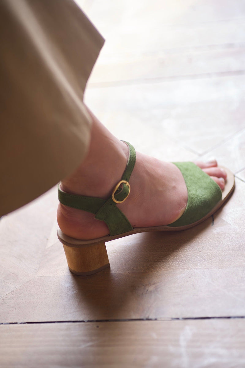 Emily Sandales Velours Tartaruga / 39