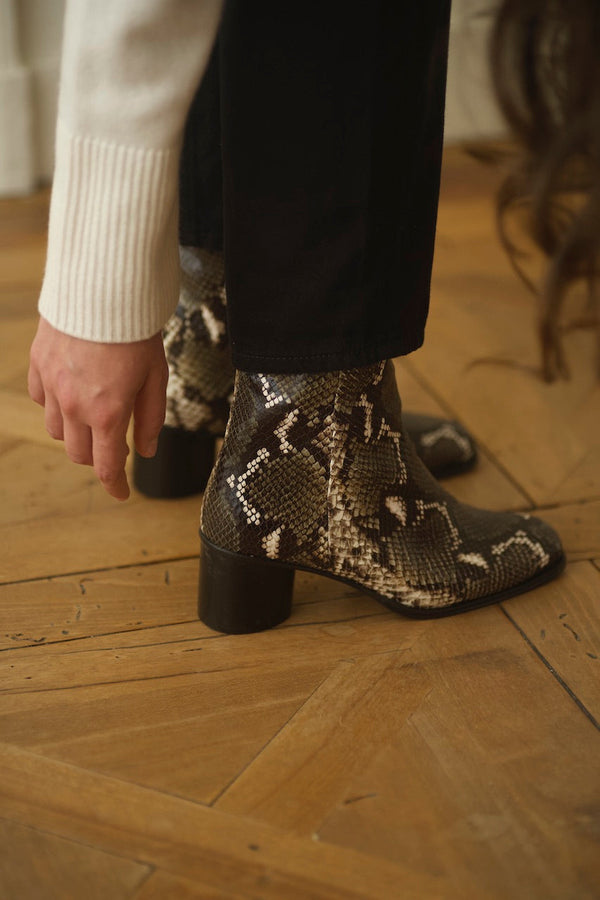 Simon Boots Snake Kaki / 37 - 41