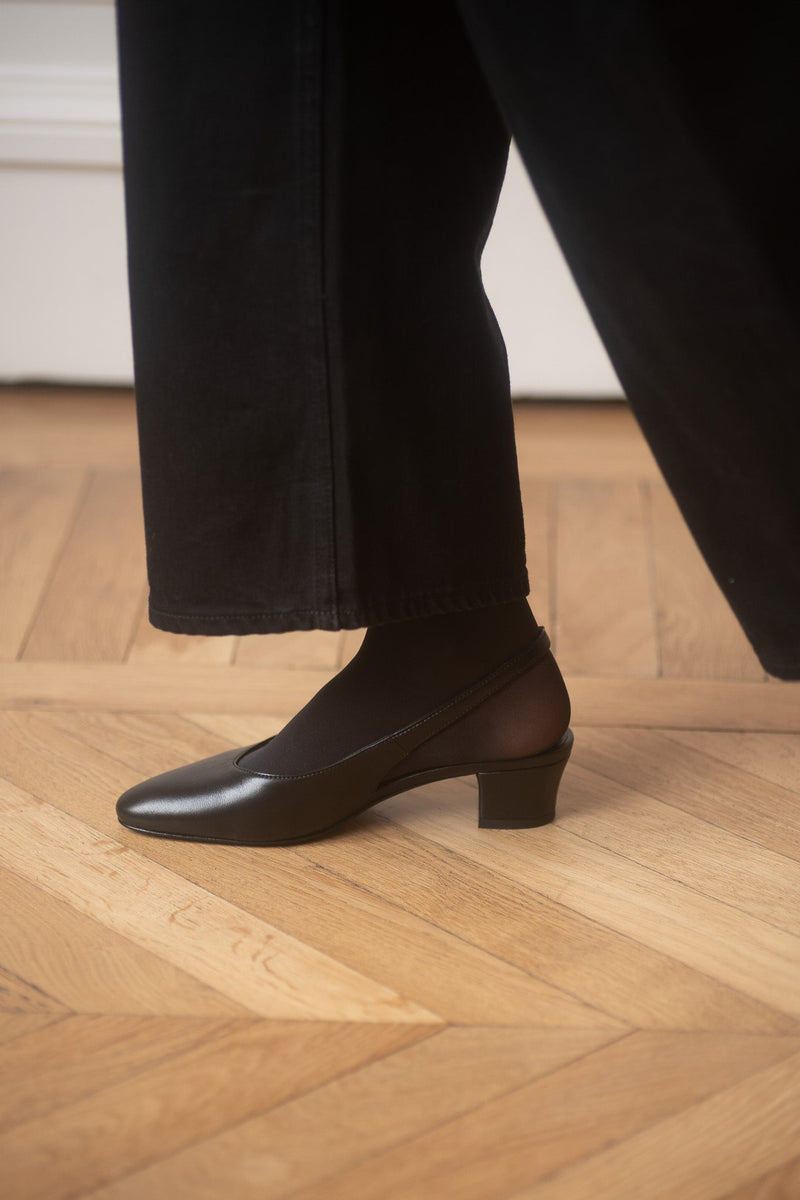 Anita Slingback Nappa Black