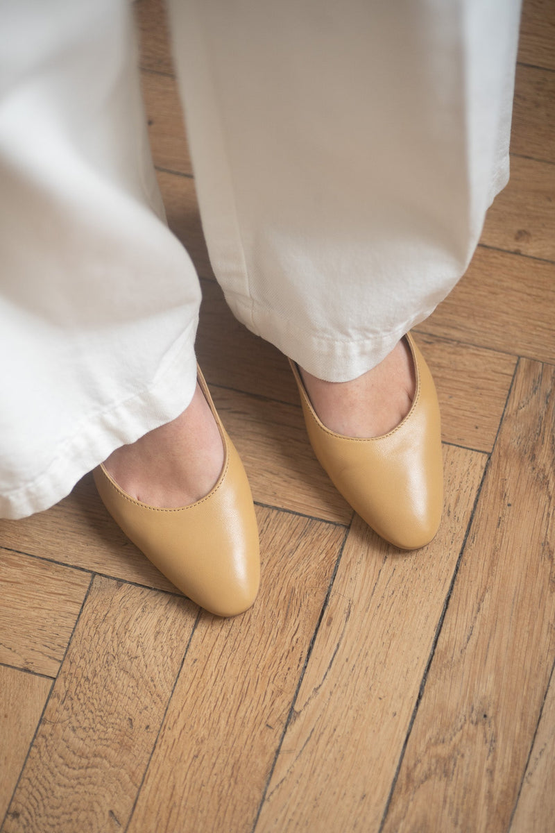Anita Slingback Nappa Naturale