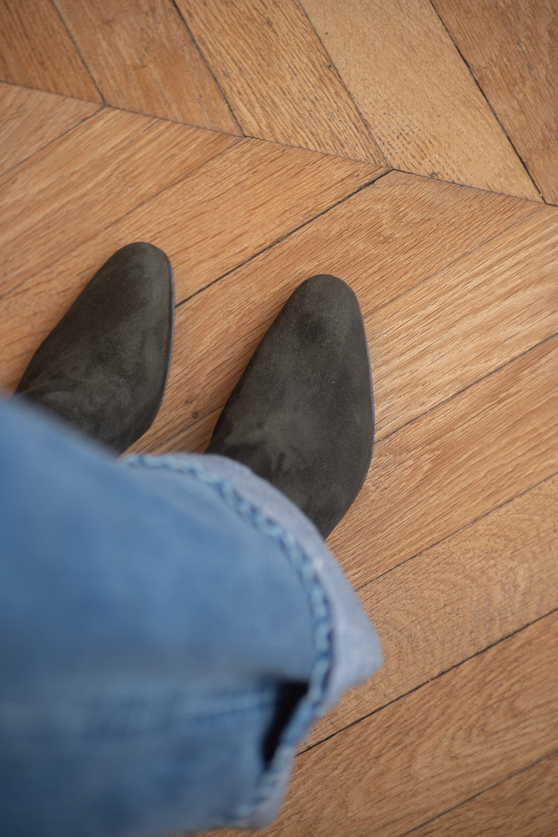 Pré Vente - Anita Boots Velours Testuggine