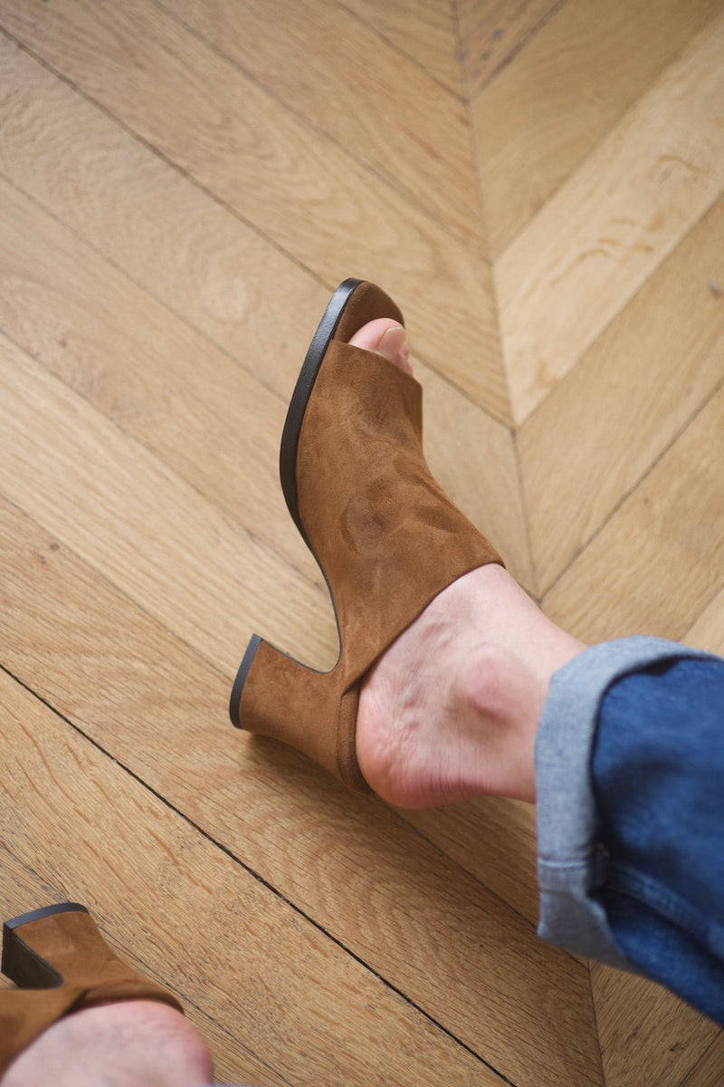 Dallas Mule Velours Turcasso