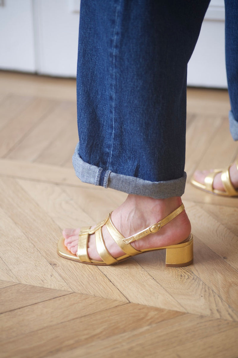 Gabrielle Sandals Gold