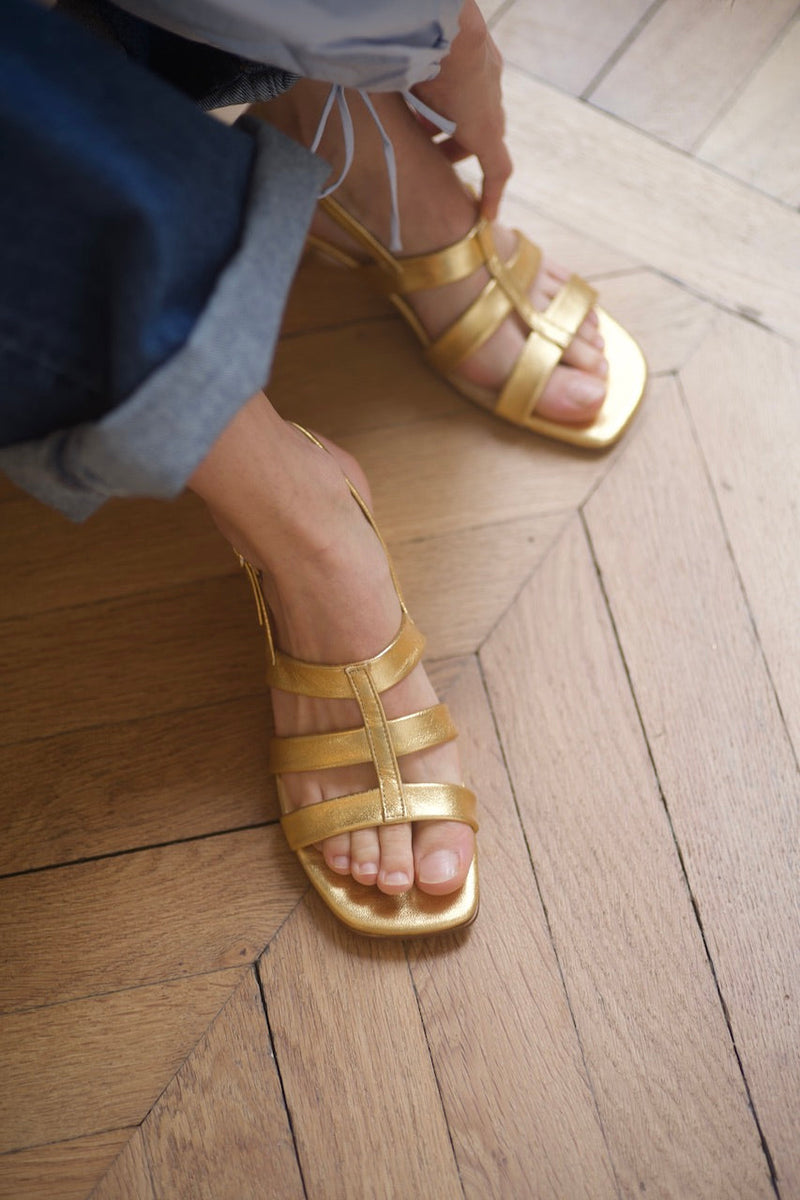 Gabrielle Sandals Gold