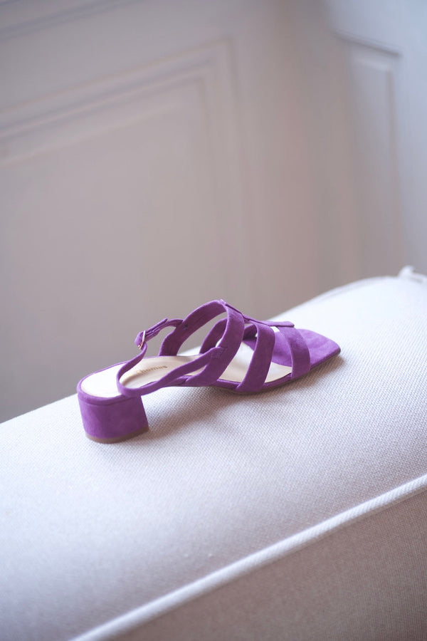 Gabrielle Sandals Velours Psiche