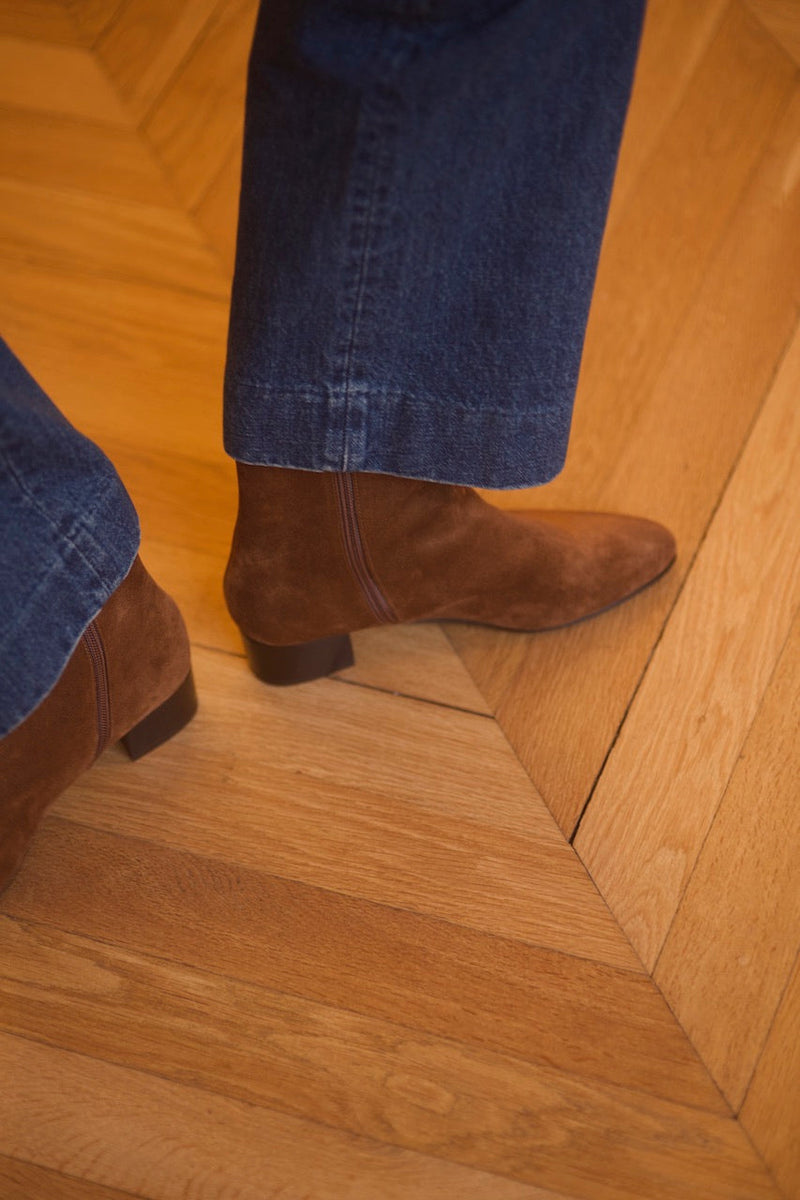 Pré Vente Michèle Boots Softy Chestnut