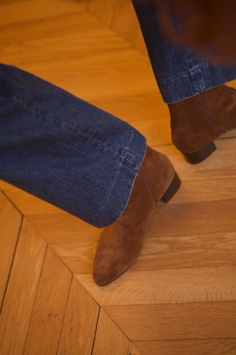 Pré Vente Michèle Boots Softy Chestnut