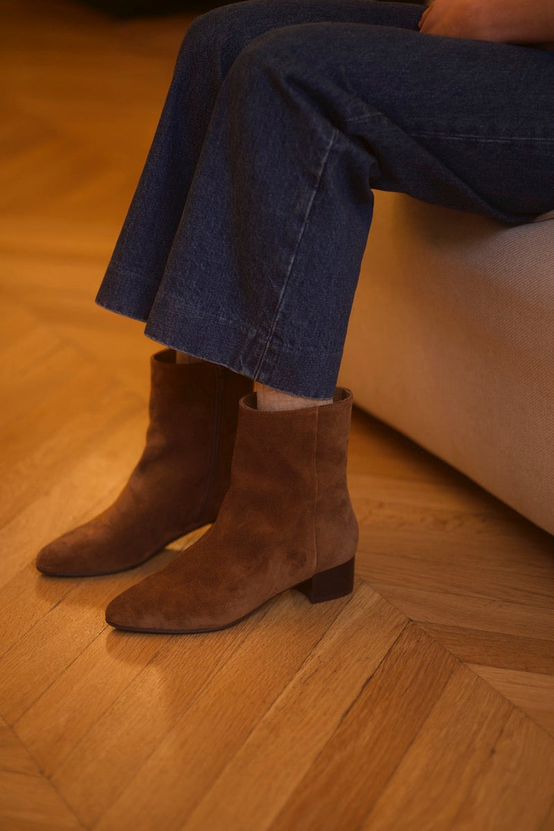 Pré Vente Michèle Boots Softy Chestnut