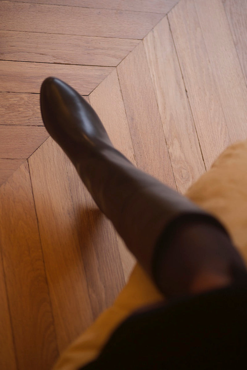Mimo Long Boots Calf Black