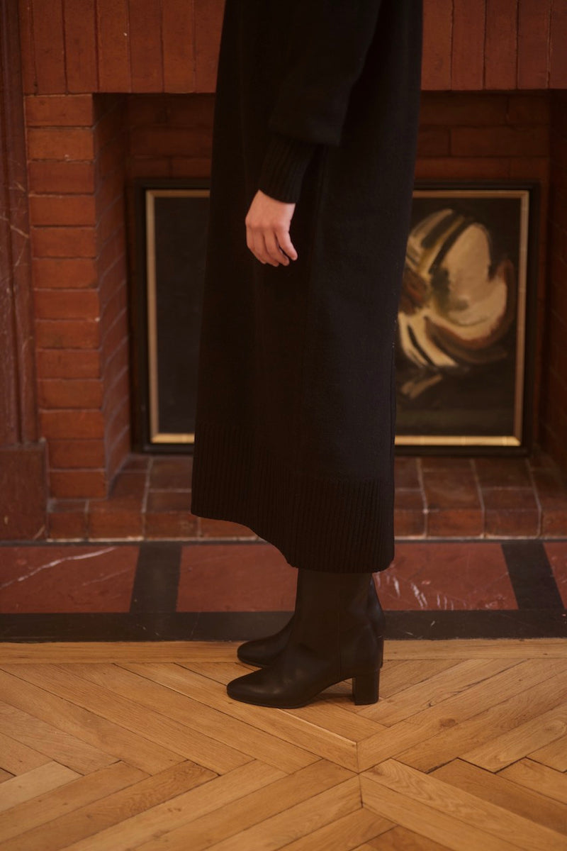 Mimo Long Boots Calf Black