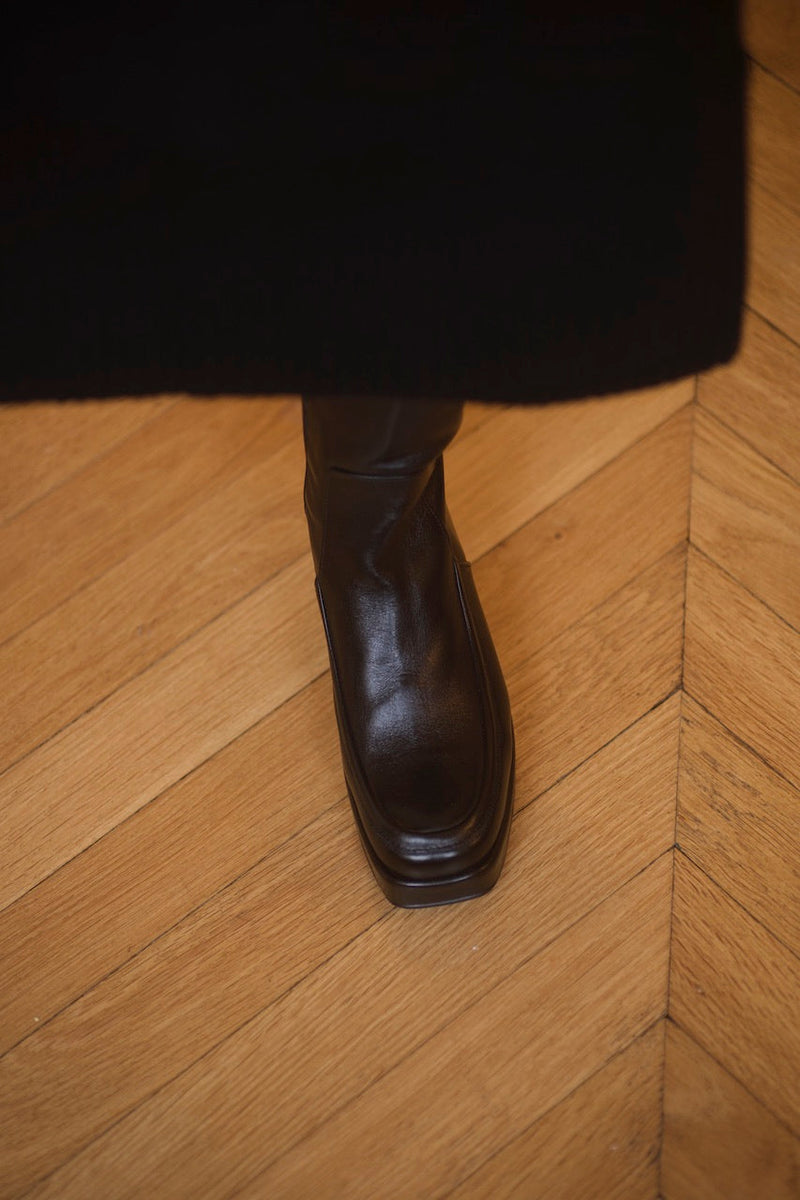 Nancy Boots Calf Black