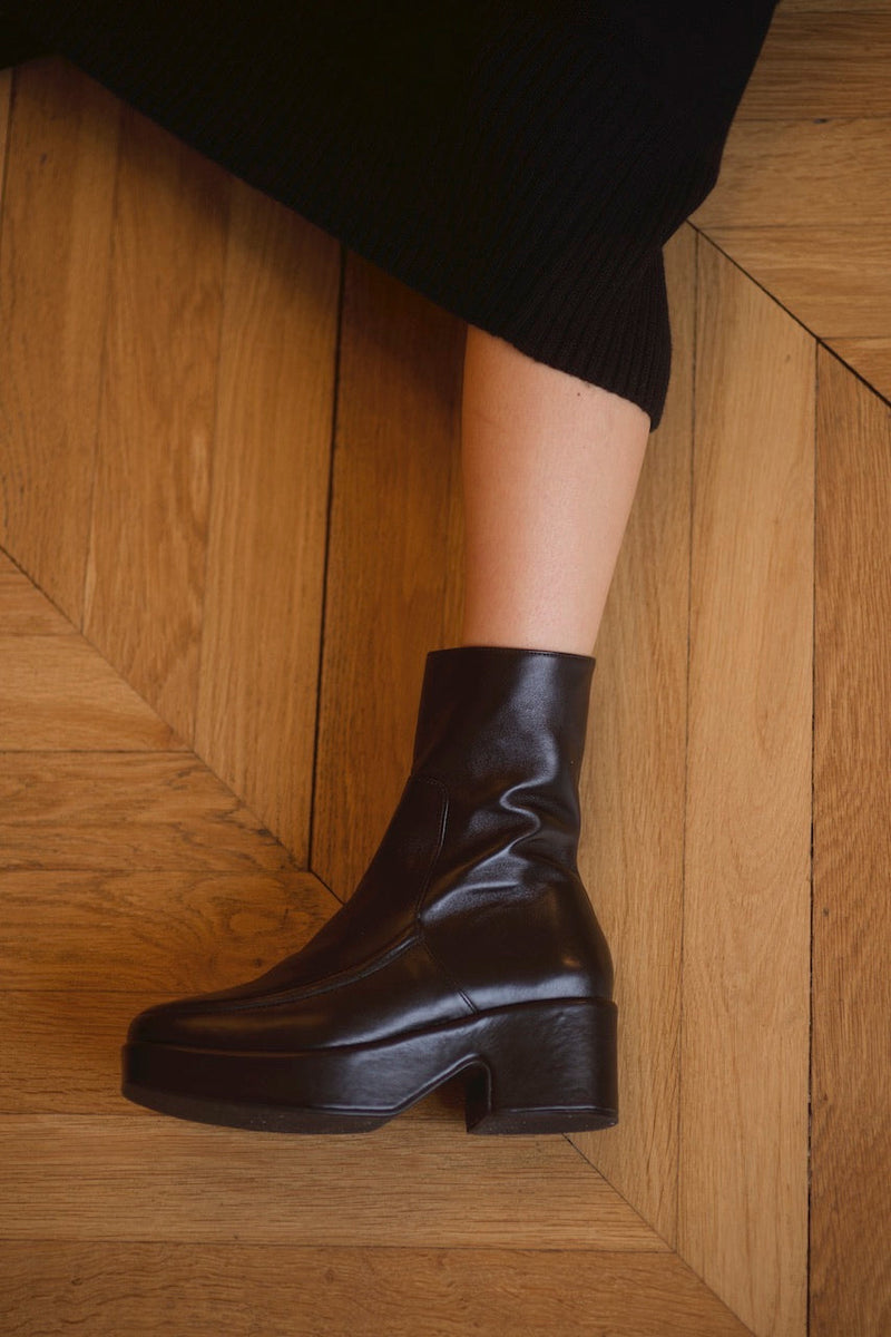 Nancy Boots Calf Black