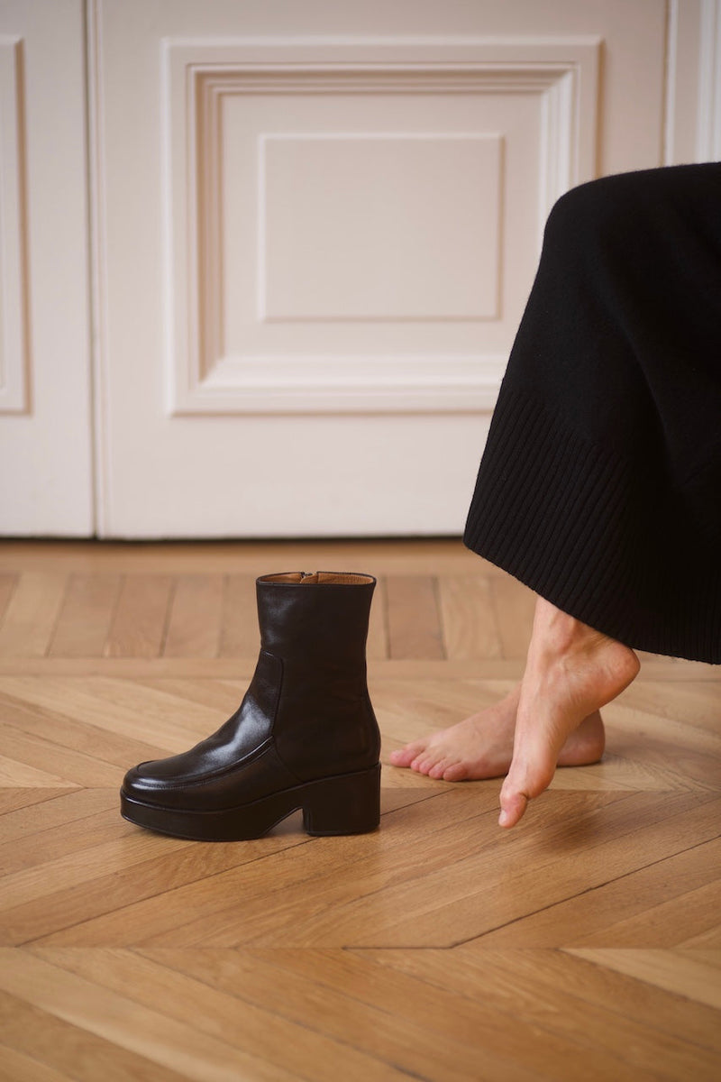 Pré Vente - Nancy Boots Calf Black