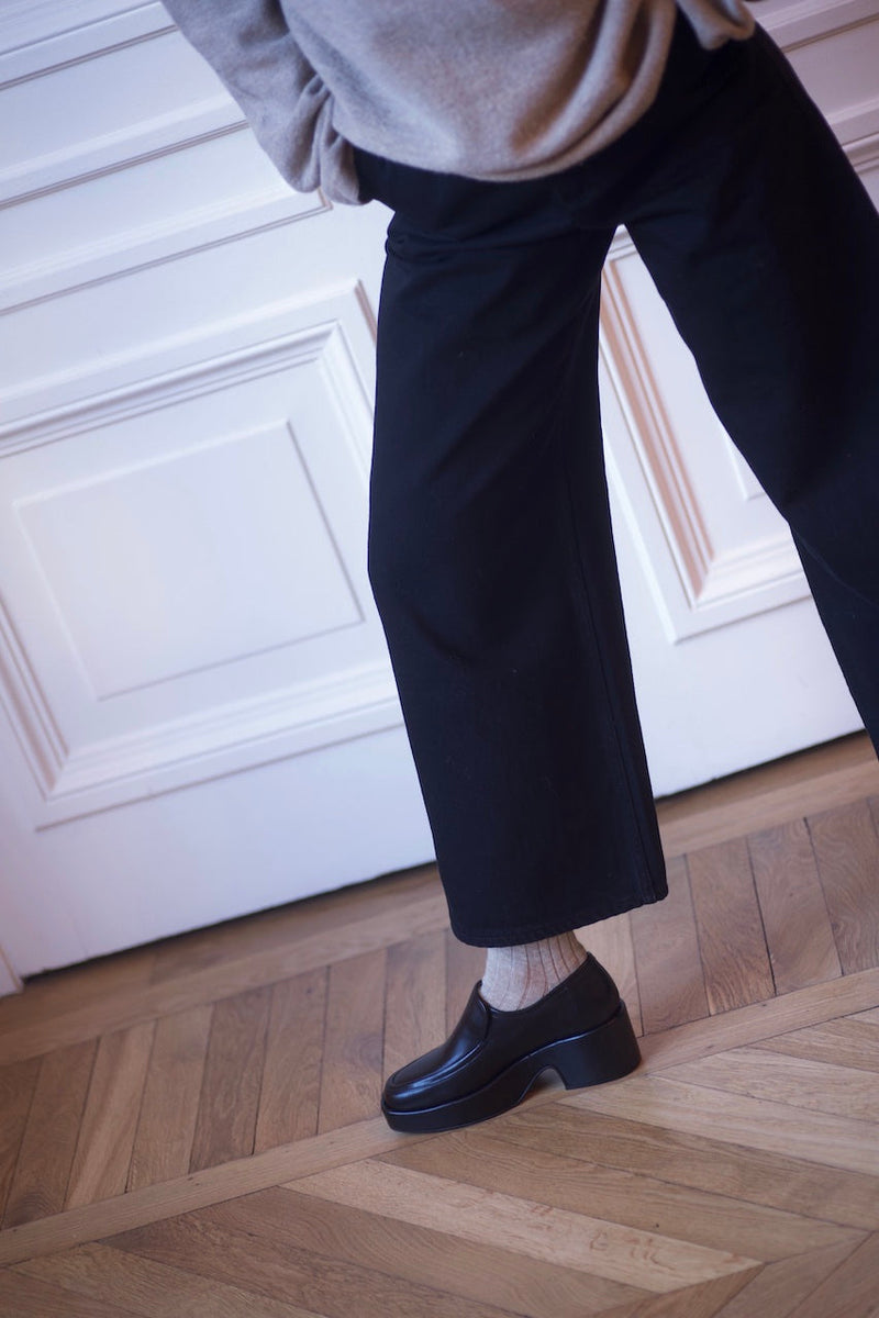 Nancy Calf Black