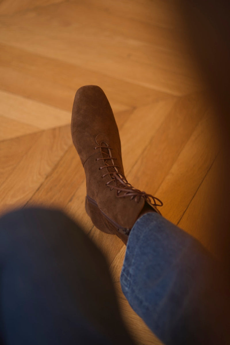 Pavlova Boots Velours Buio