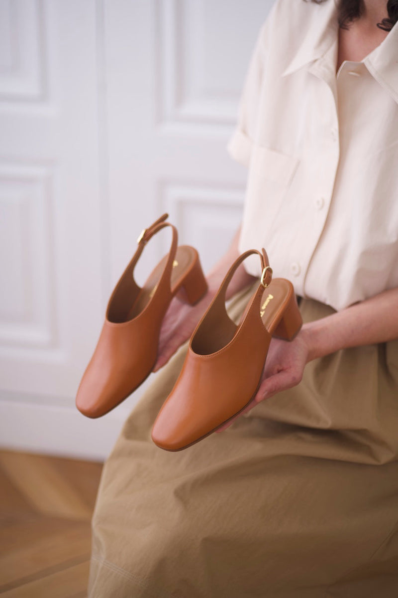 Pavlova Slingback Nappa Iconic Tan / 37 - 40