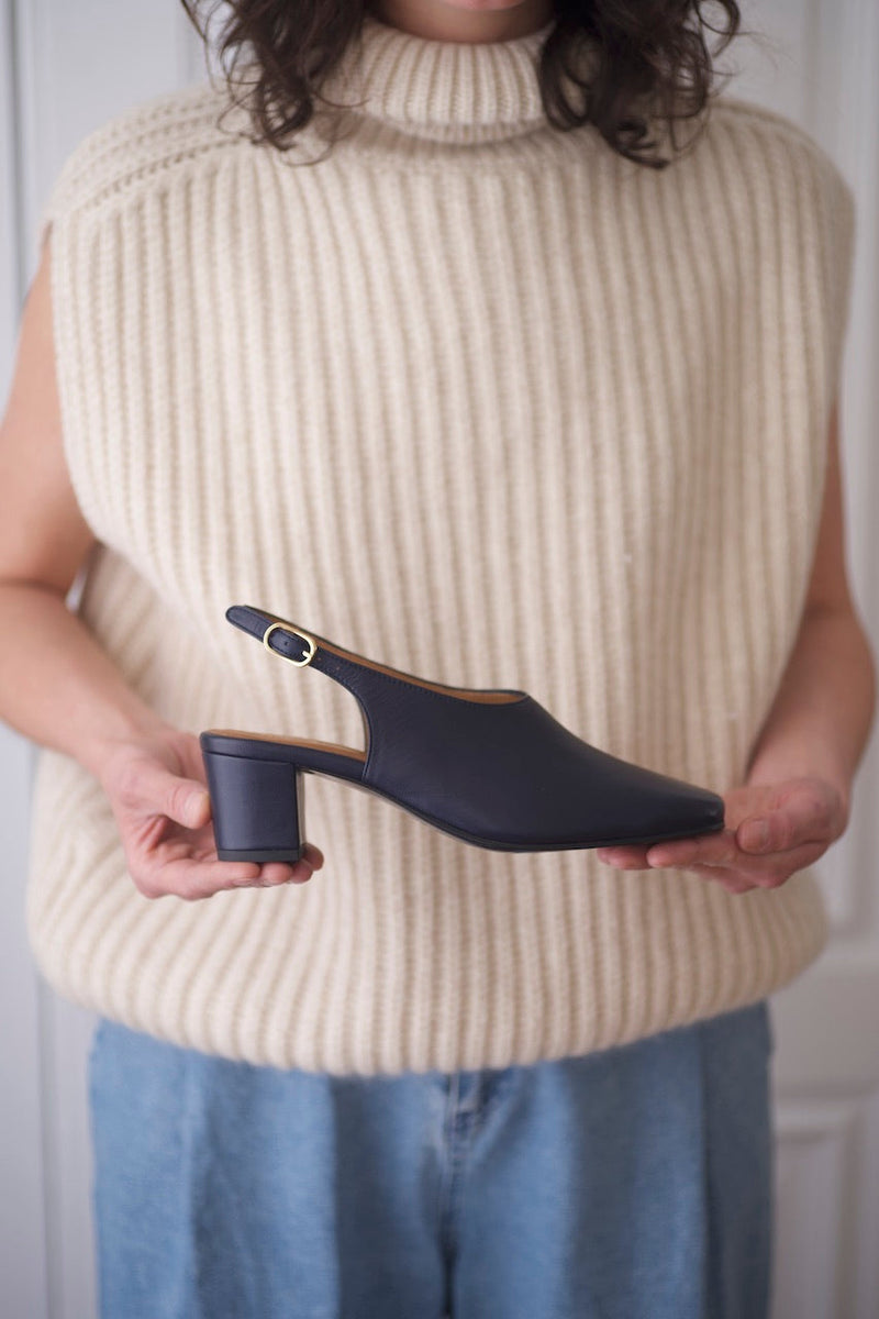 Pavlova Slingback Nappa Burrasca Navy / 37 - 40