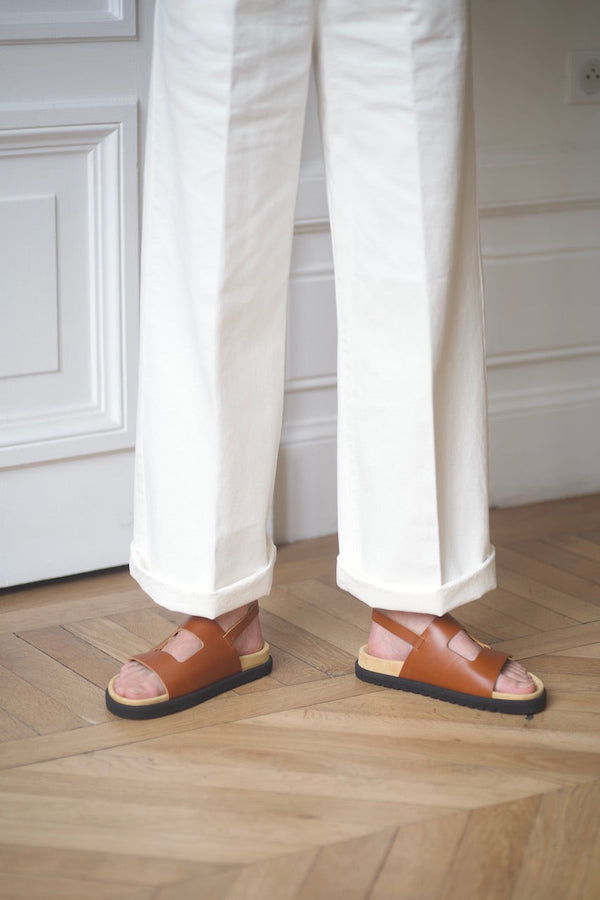 Daddy Sandals Gattopardo Ambra