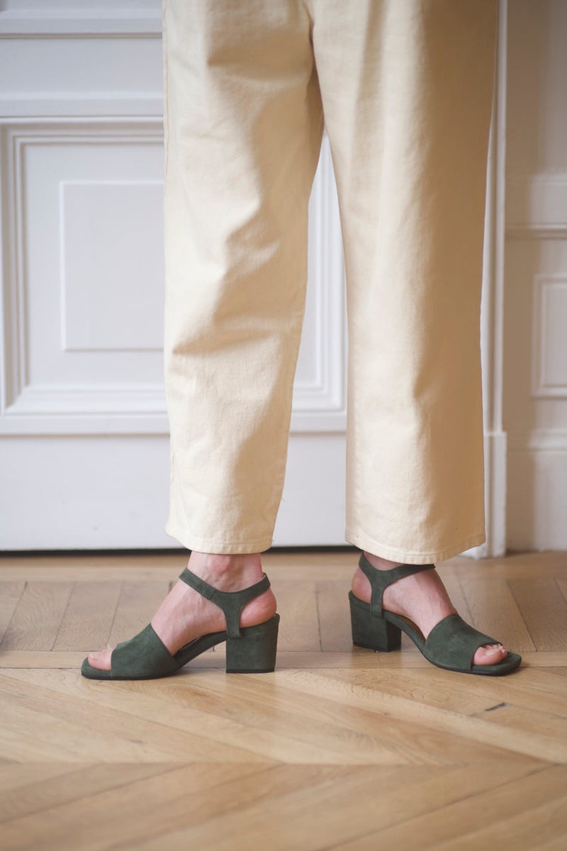 Charlotte Sandals Velours Edera
