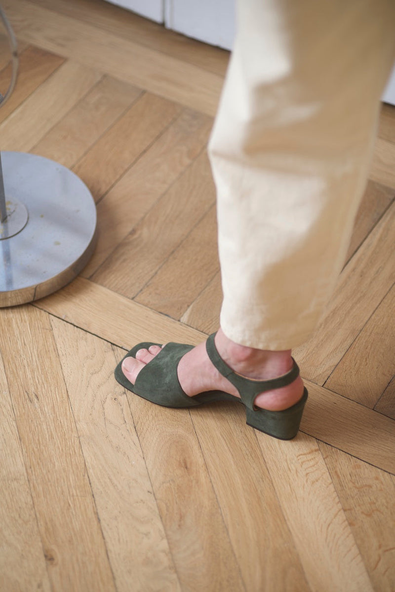 Charlotte Sandals Velours Edera