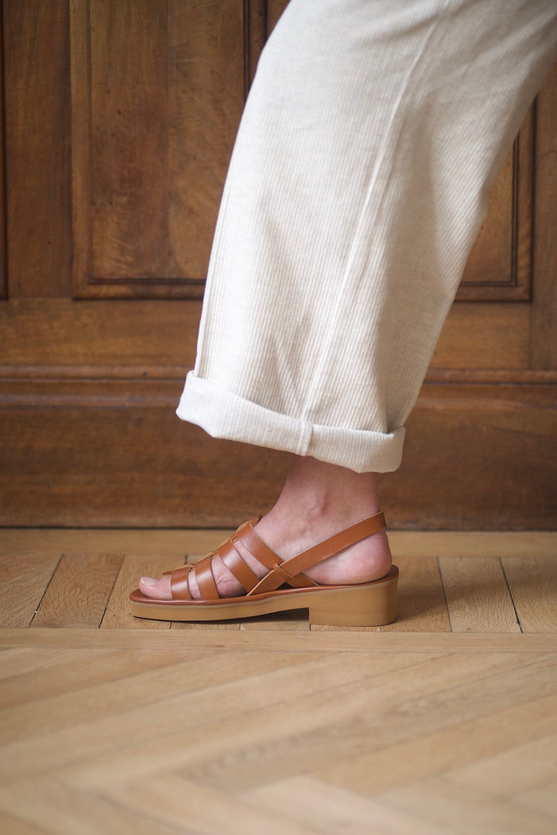 Jérusalem Sandals Liscio Ambra