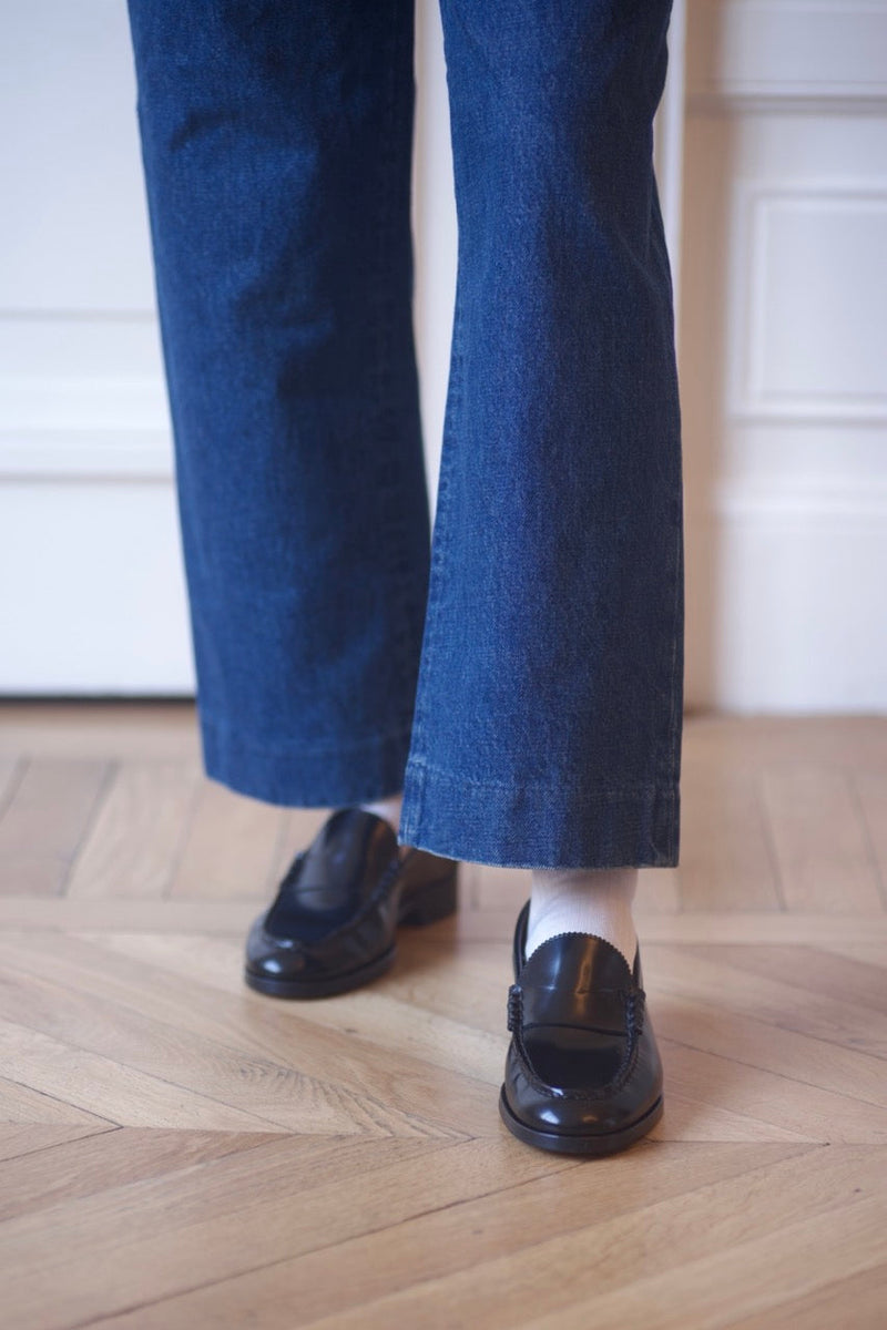 Marie Cécile Loafers Polido Black