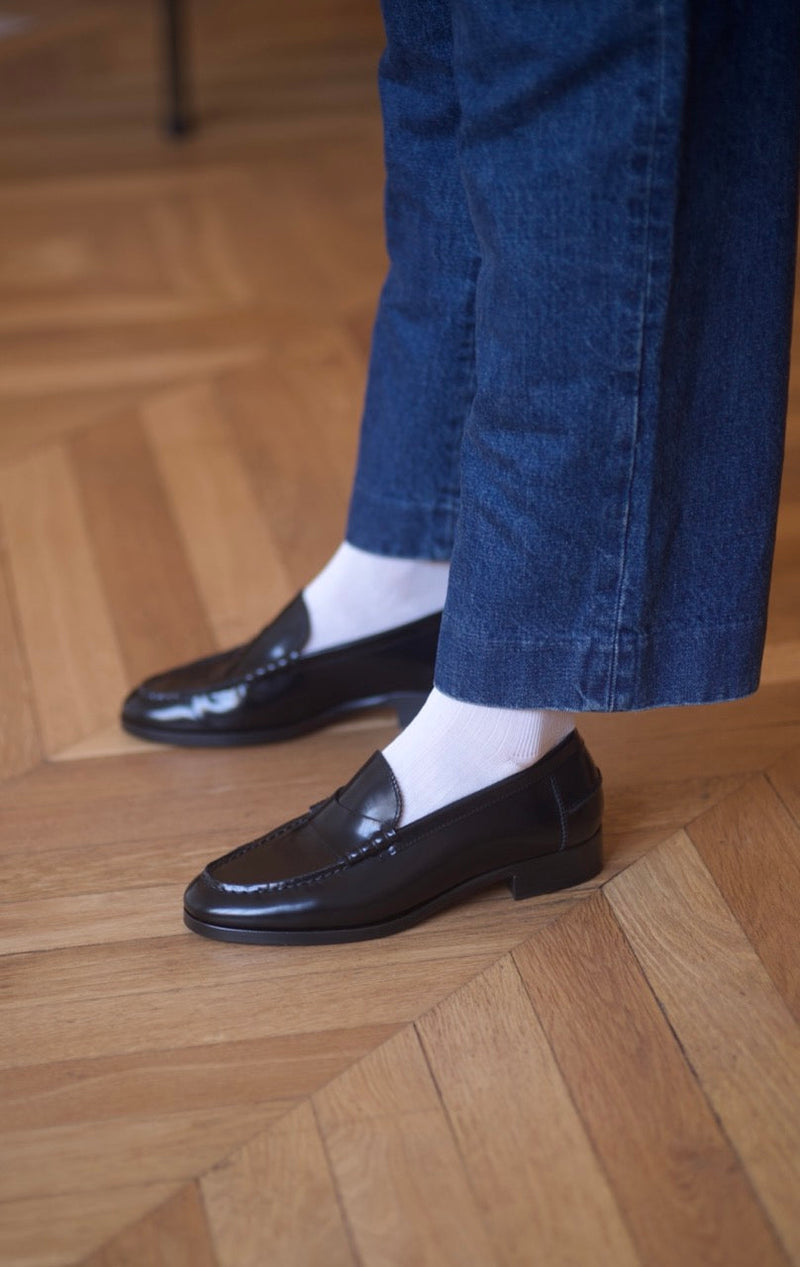 Marie Cécile Loafers Polido Black
