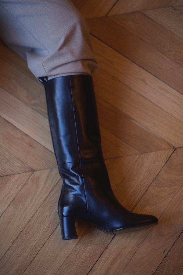 Pré Vente - Vénezia Long Boots Calf Black