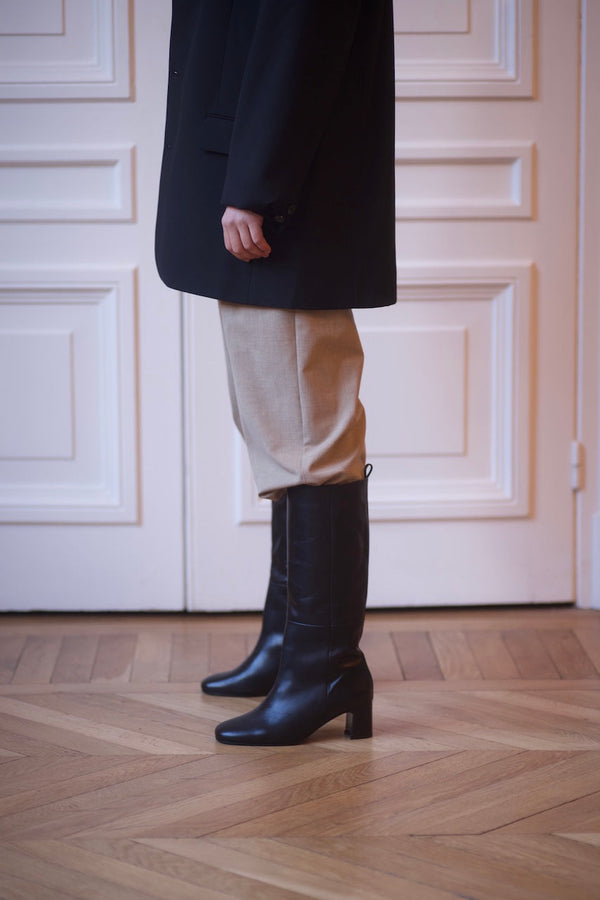 Pré Vente - Vénezia Long Boots Calf Black