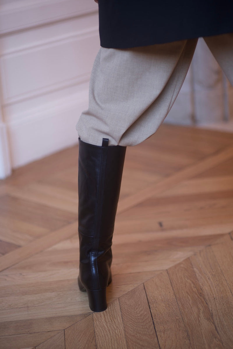 Pré Vente - Vénezia Long Boots Calf Black