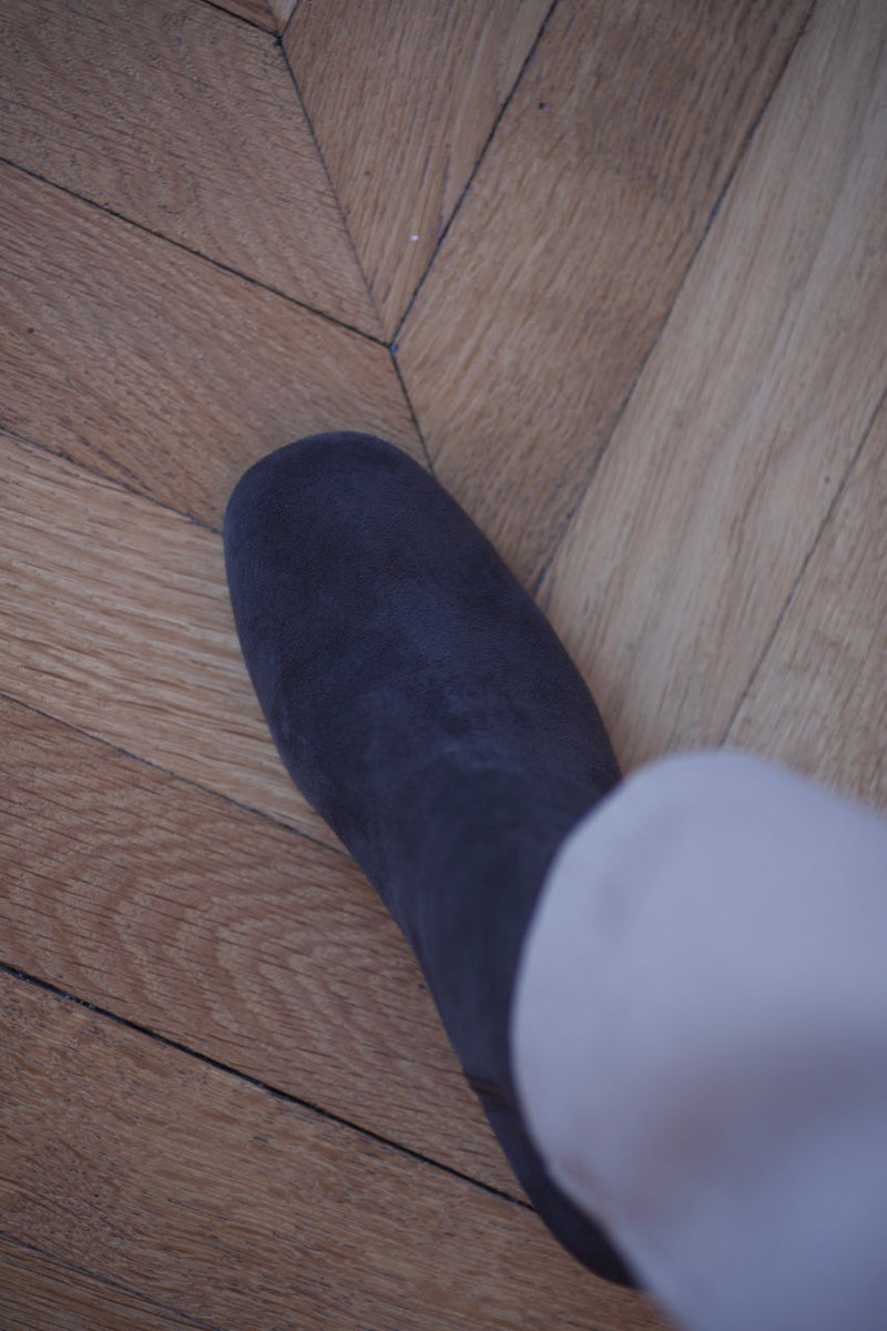 Vénezia Boots Velours Poivre Sauvage
