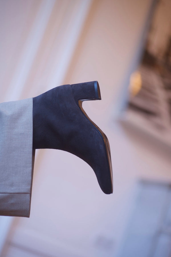 Vénezia Boots Velours Poivre Sauvage