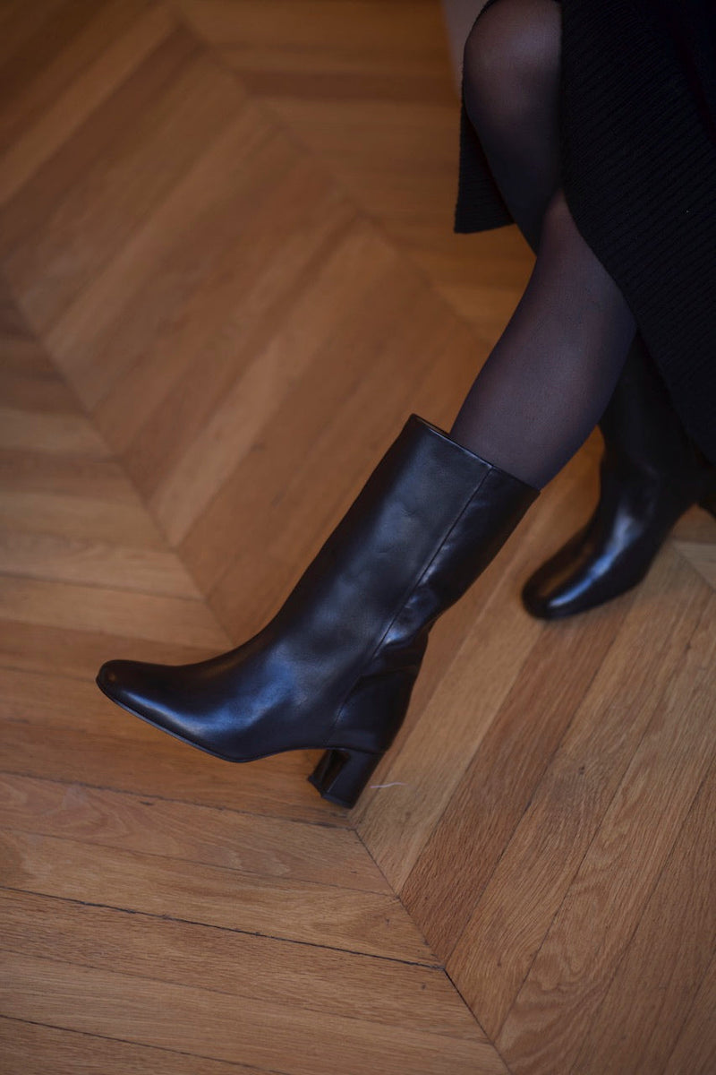 Pré Vente - Vénezia Mi Boots Calf Black