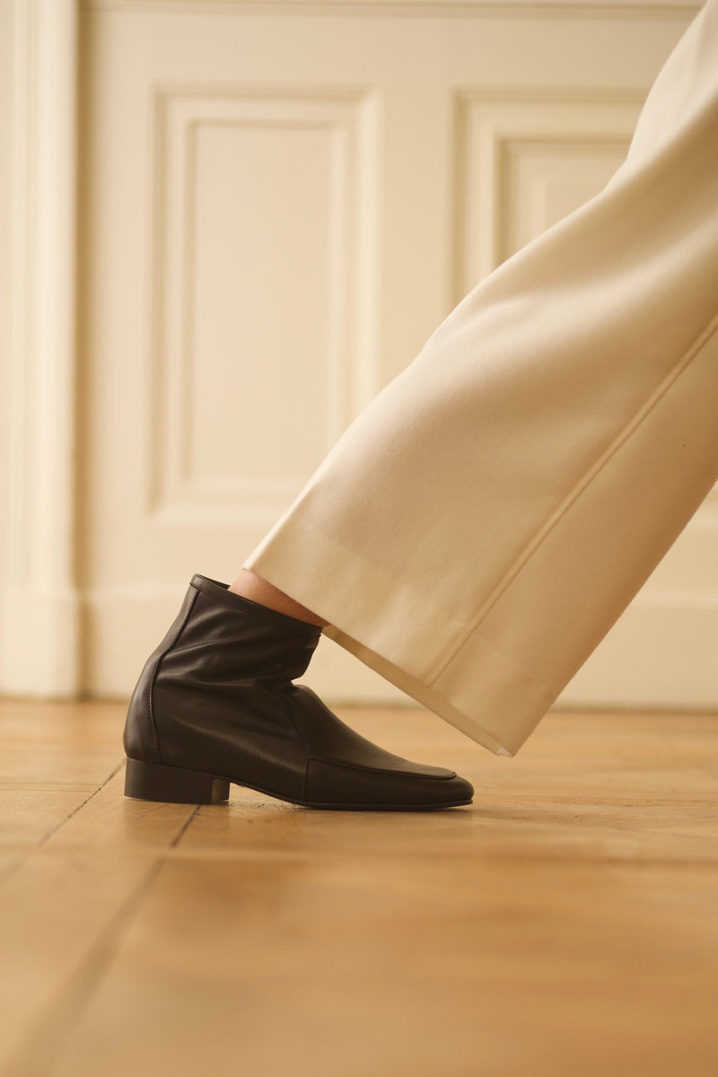 Léo Boots Nappa Black