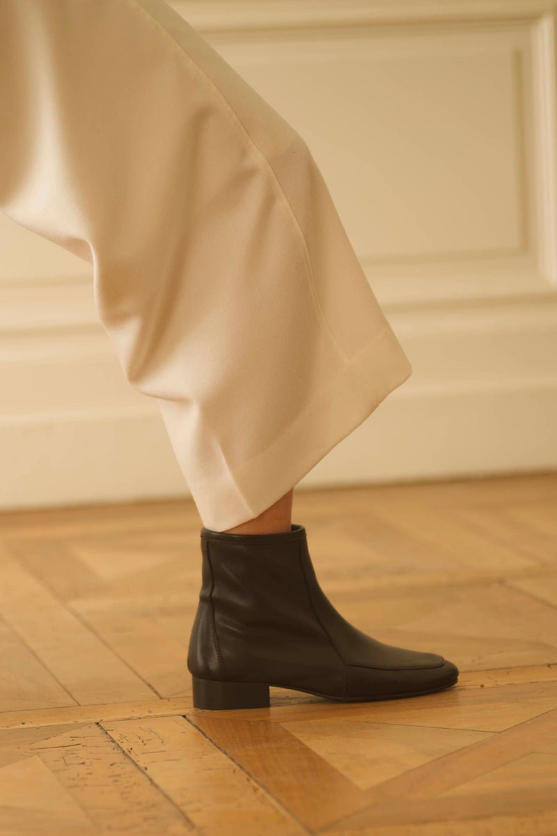 Léo Boots Nappa Black