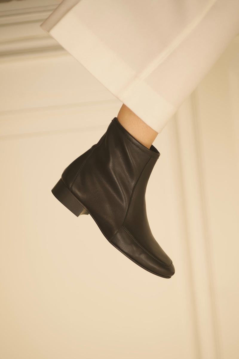 Léo Boots Nappa Black