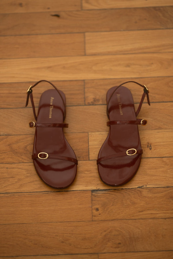 Daphné Sandals Polido Bordeaux