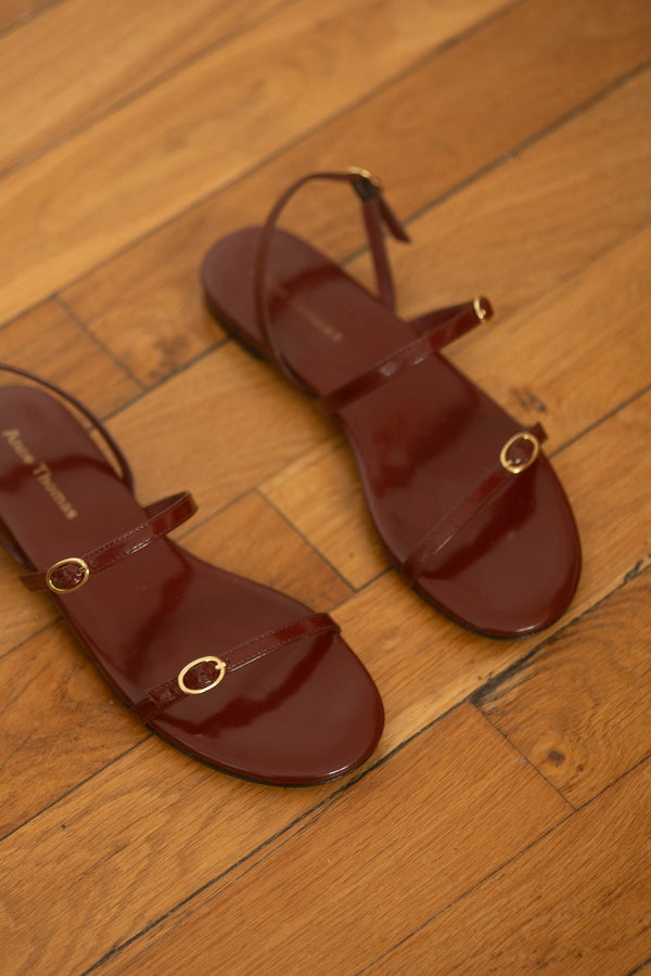 Daphné Sandals Polido Bordeaux