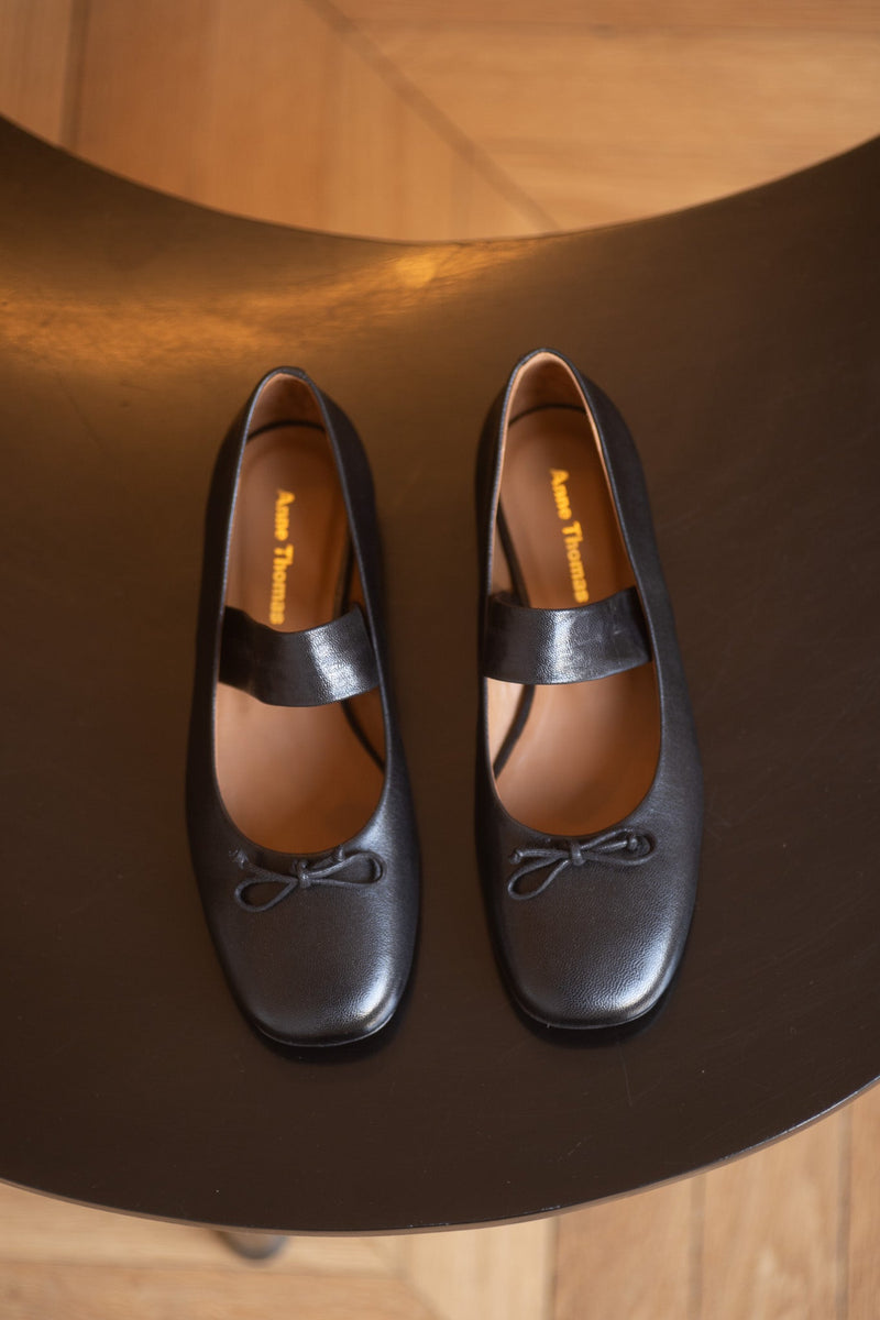 Colette Ballerina Nappa Black